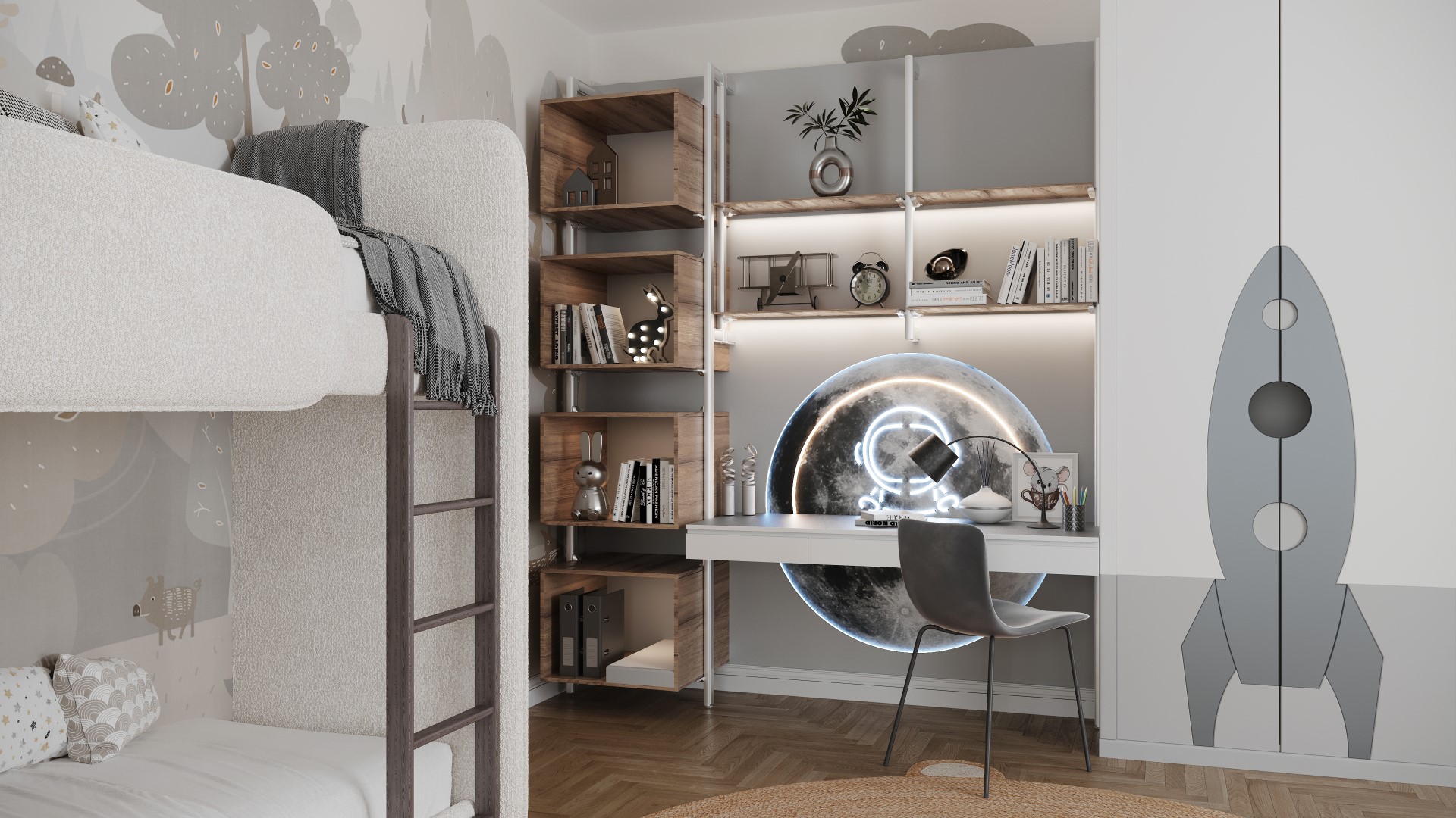 Стеллажная система STILOS Стеллажная система Stilos для детской комнаты