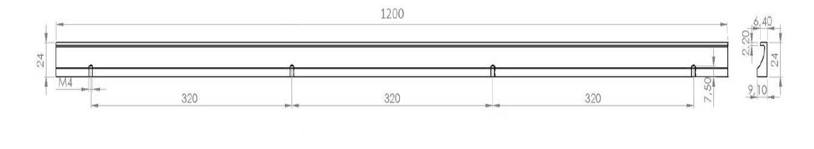 Ручки мебельные FLAT