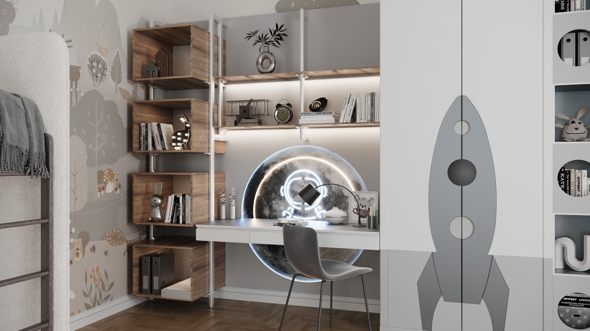 Стеллажная система STILOS Стеллажная система Stilos для детской комнаты