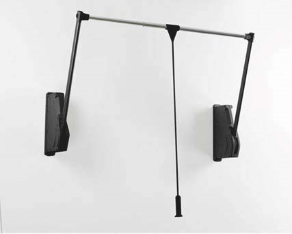 Лифт 800 для одежды на стену цвет чёрный 800/N