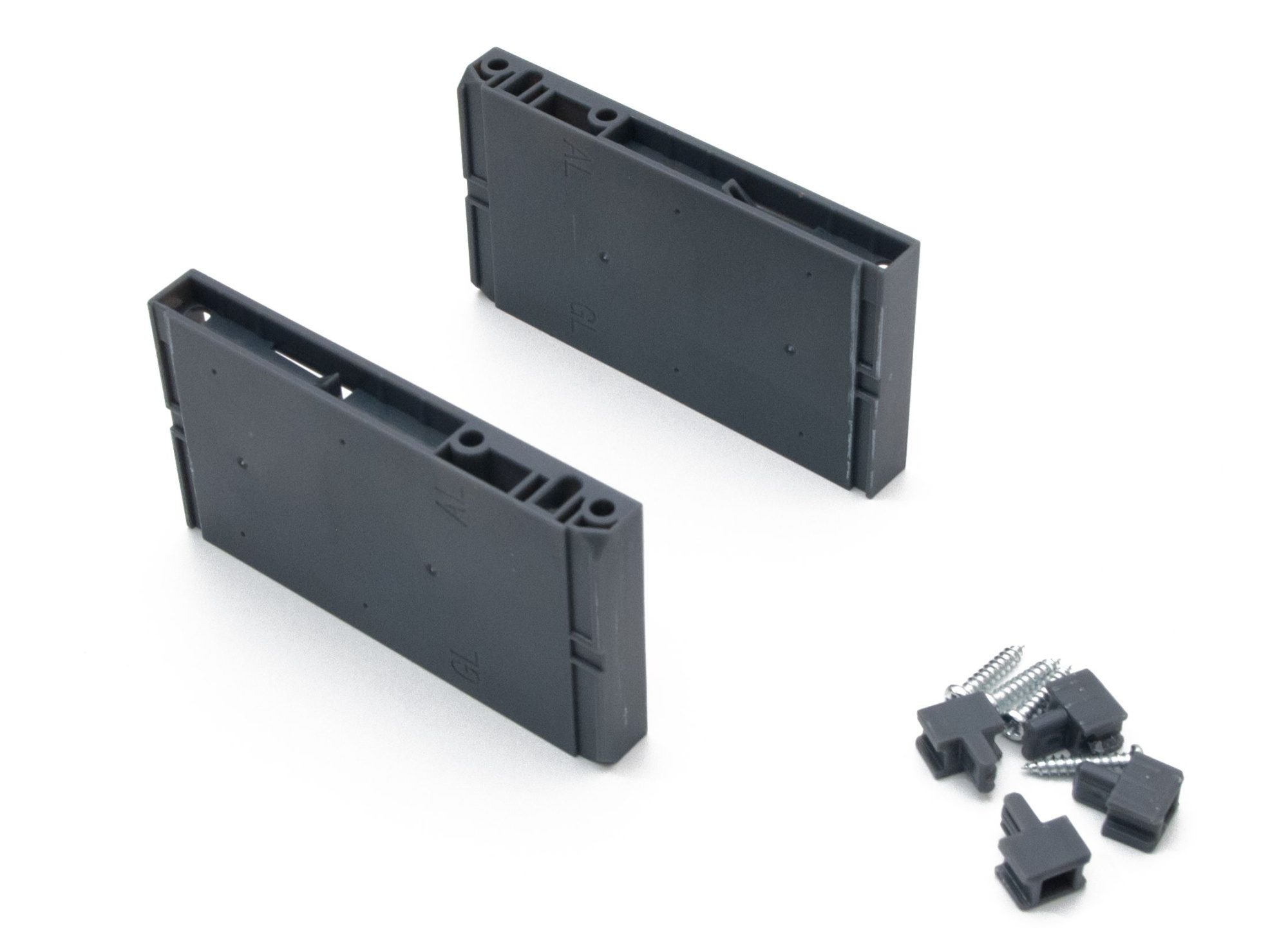 Ящик JETBOX ULTRA H80 Крепление передней панели внутреннего ящика JETBOX Ultra 218  H80мм, антрацит BR218I.001DG