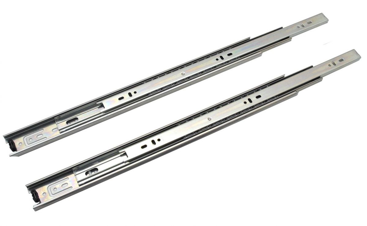 Направляющие 342 шариковые полного выдвижения Н42мм, L400мм цинк, компл (W) B342A.400ZIW