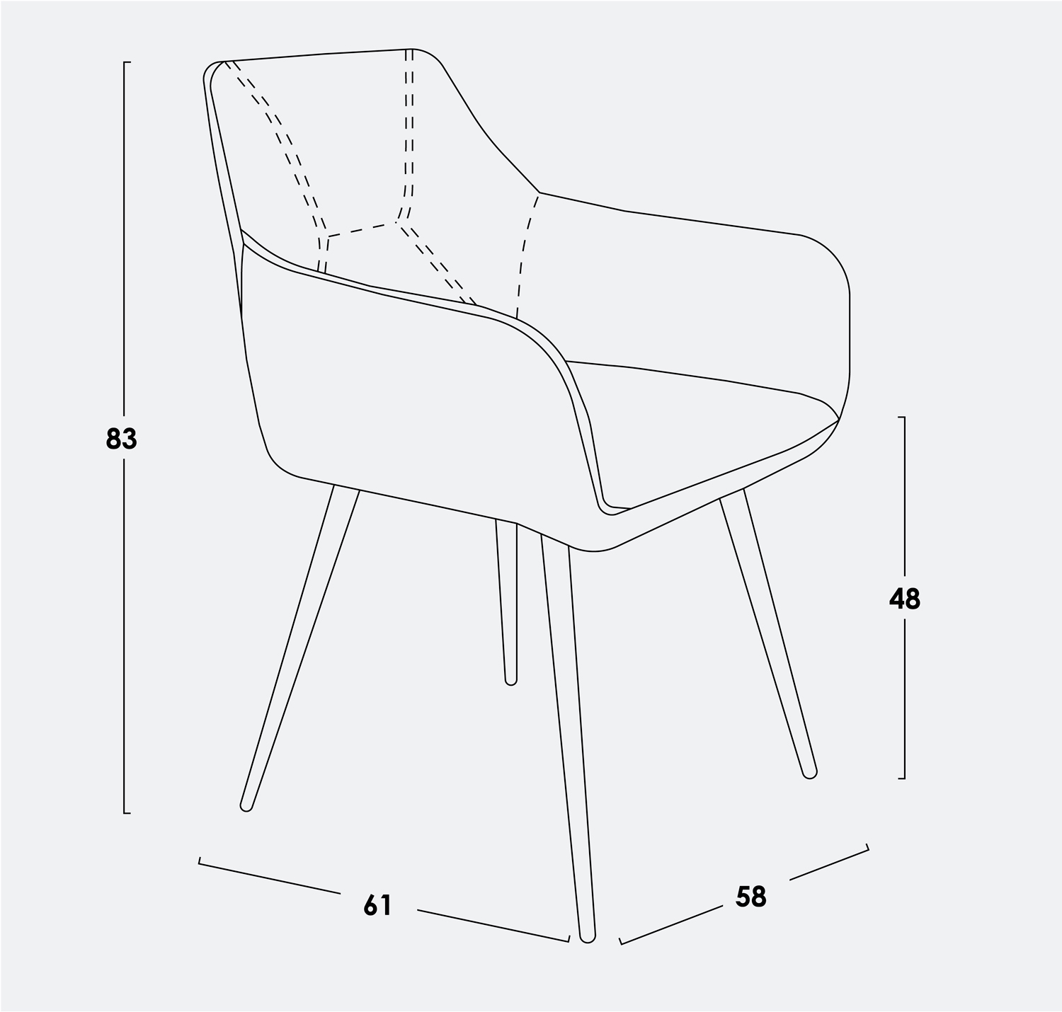 Стулья Стул ГЕРМЕС с подлокотниками