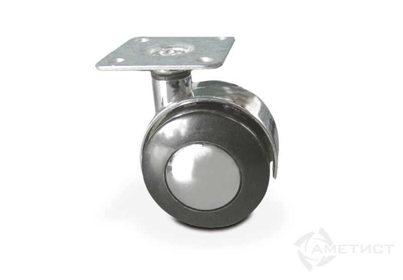 Опоры Опора колесная 320A D51мм без тормоза с площ. для крепл. FU320A.051BL