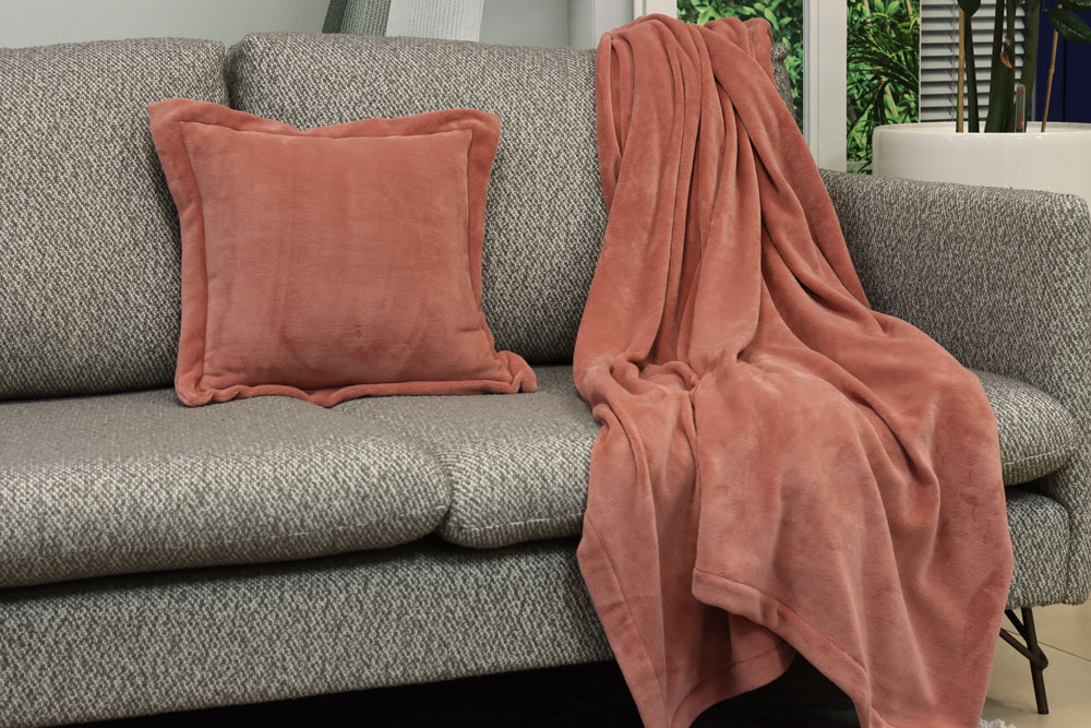 Плед VITTORIA coral 220х210