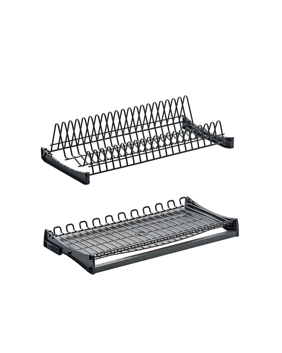 Комплект посудосушителя NOVA FLA W-профиль высокий, 1 поддон, 2 ур. с рамкой, модуль 600мм, антрацит S211A.600DGHS