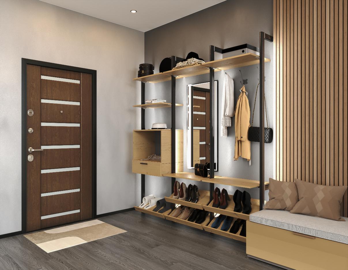 Стеллажная система STILOS Алюминиевый профиль Stilos L3000, цвет черный анод light AI541L3000С35DL