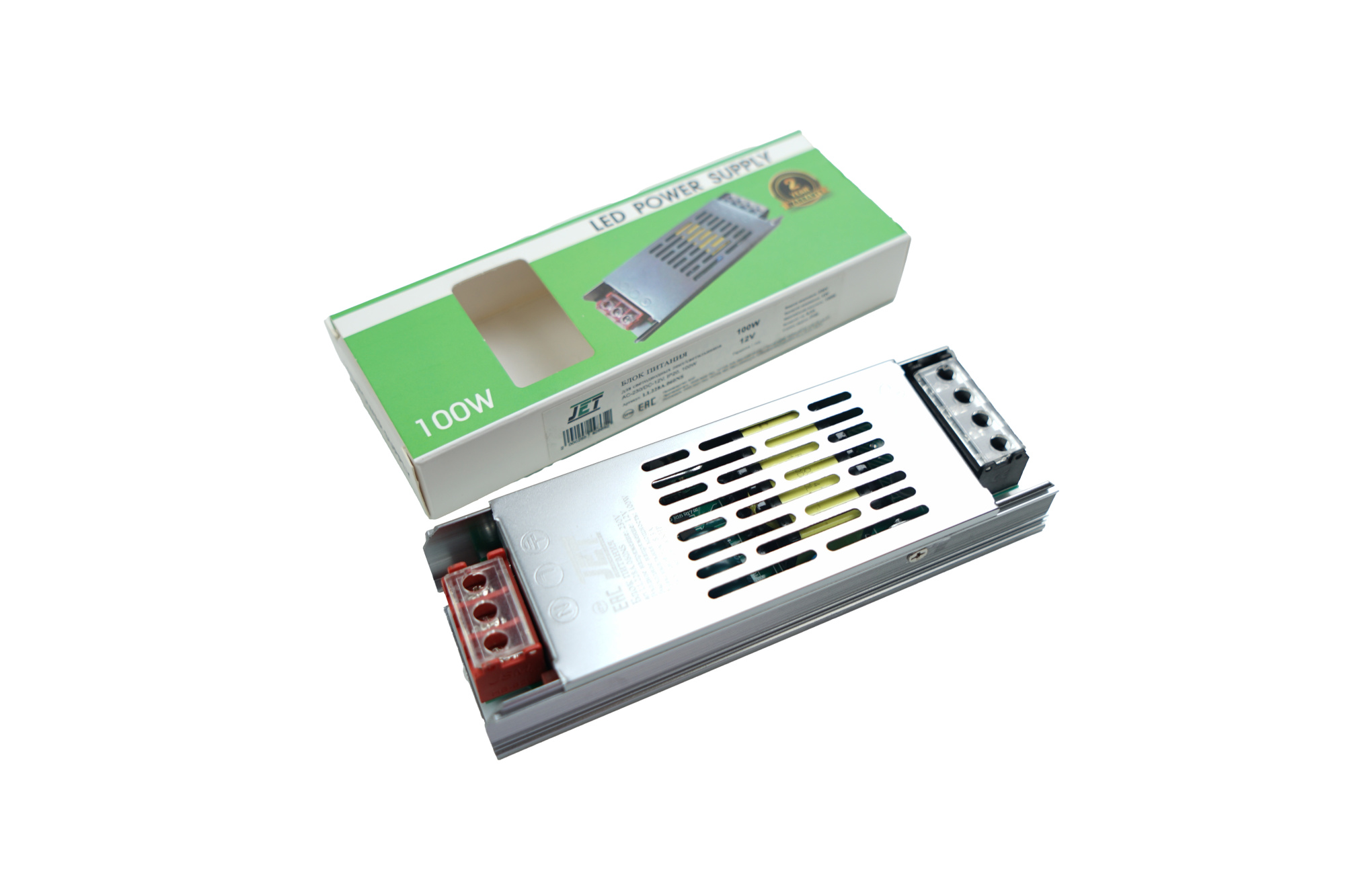 Мебельные светильники Блок питания для светодиодных лент/светильников AC-230/DC-12V, IP20, 100W LL228A.060NS