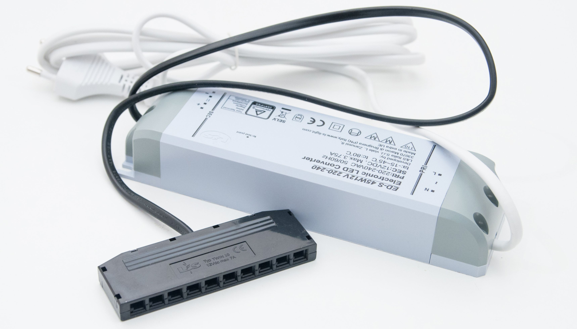 Мебельные светильники Блок питания 45W 12VDC TWIN 12505460102