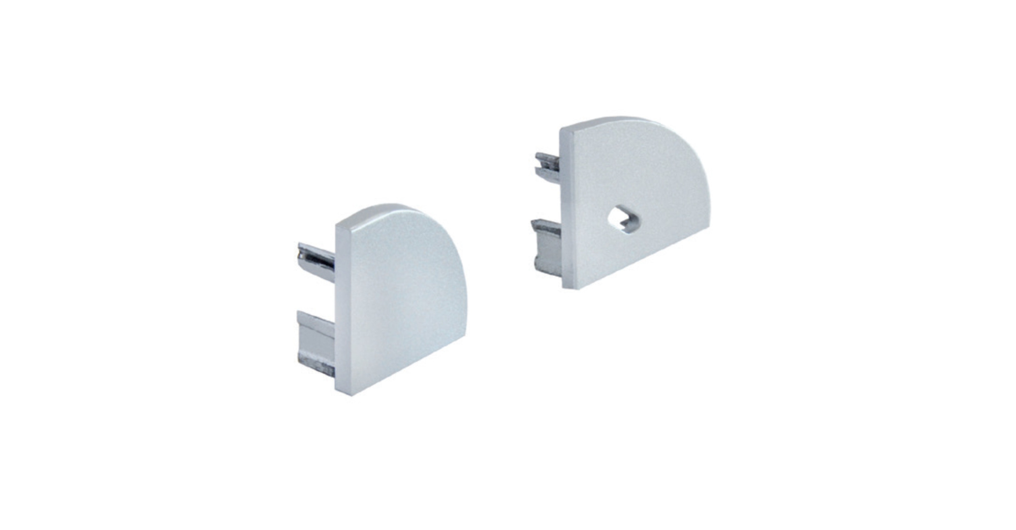 Мебельные светильники Заглушка 306 пластик комплект 2 шт LL306P.000GR