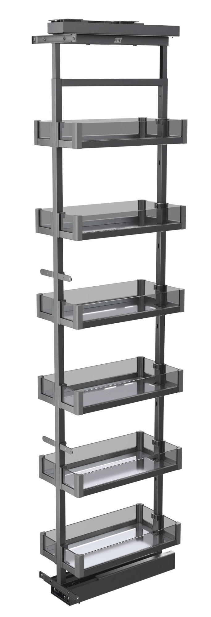 Выдвижные корзины для кухни Колонна выдвижная с доводчиком выс. 1920-2120мм, 300мм (рама) S109LRС.300GL1/3