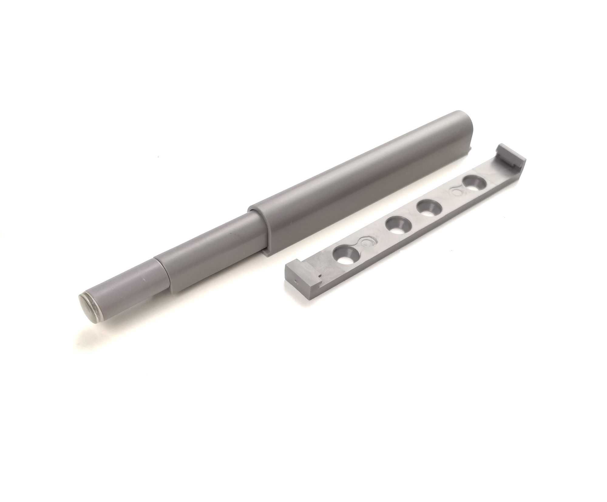 Системы отталкивания и амортизаторы Толкатель OPTIMA 100 PUSH OPEN без магнита. Накладной. С упором PSL100T.000GR